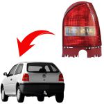 Lanterna Traseira do Gol G3 00 a 05 Lado Direito Bicolor
