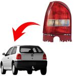Lanterna Traseira do Gol G3 00 a 05 Lado Esquerdo Bicolor