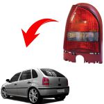 Lanterna Traseira do Gol G3 00 a 05 Lado Esquerdo Ré Fumê