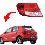 Lanterna Traseira do Gol G5 09 a 12 Lado Esquerdo Bicolor