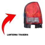 Lanterna Traseira do Gol GIV 06 a 13 Lado Direito Fumê