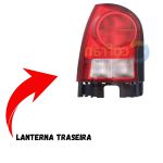 Lanterna Traseira do Gol GIV 06 a 13 Lado Esquerdo Bicolor