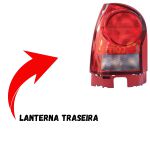 Lanterna Traseira do Gol GIV 06 a 13 Lado Esquerdo Fumê