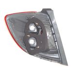 Lanterna Traseira do Honda Fit 2009 a 2015 - Bicolor - Lado Esquerdo