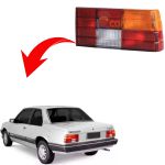 Lanterna Traseira do Monza 1982 a 1987 Lado Direito Tricolor