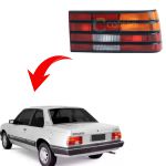 Lanterna Traseira do Monza 1982 a 1990 Lado Direito Tricolor