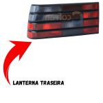 Lanterna Traseira do Monza 1982 a 1990 Lado Esquerdo Fumê