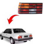 Lanterna Traseira do Monza 1982 a 1990 Lado Esquerdo Tricolo