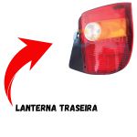 Lanterna Traseira do Palio 1996 a 2000 Lado Direio Tricolor