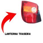 Lanterna Traseira do Palio 1996 a 2000 Lado Esquedo Tricolor