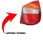 Lanterna Traseira do Palio 2001 a 2006 Lado Direito Tricolor