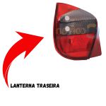 Lanterna Traseira do Palio 2001 a 2006 Lado Esquerdo Fumê