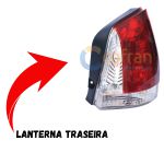 Lanterna Traseira do Palio 2004 a 2014 Lado Direito Bicolor