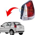 Lanterna Traseira do Palio 2004 a 2014 Lado Direito Bicolor
