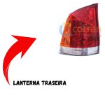 Lanterna Traseira do Palio 2004 a 2014 Lado Direito Tricolor