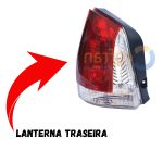 Lanterna Traseira do Palio 2004 a 2014 Lado Esquerdo Bicolor