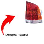 Lanterna Traseira do Palio 2004 a 2014 Lado Esquerdo Tricolor
