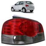 Lanterna Traseira do Palio Atractive 2008 a 2010 - Cor Fumê - Lado Esquerdo