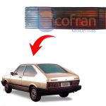 Lanterna Traseira do Passat 1974 a 1985 - Cor Fumê - Lado Esquerdo