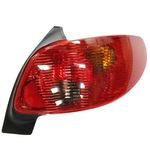 Lanterna Traseira do Peugeot 206 2004 a 2008 Lado Direito