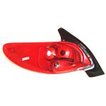 Lanterna Traseira do Peugeot 207 2008 a 2011 - Bicolor - Lado Direito