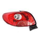 Lanterna Traseira do Peugeot 207 2012 a 2014 Lado Esquerdo