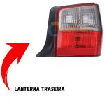Lanterna Traseira do Uno 2004 a 2013 Lado Direito Fumê