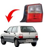 Lanterna Traseira do Uno 2004 a 2013 Lado Direito Fumê
