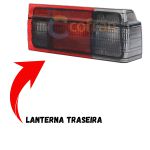 Lanterna Traseira do Voyage 1983 a 1990 Lado Direito Fumê