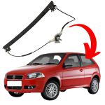 Máquina de vidro Palio 2 portas/ Strada - Lado Esquerdo