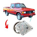 Máquina de vidro da D20 1985 a 1990 2 Portas - lado direito