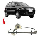 Máquina de vidro da Ecosport 2003 a 2012 elétrica direita