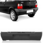 Para-choque Traseiro Uno 2008 a 2012 Cinza Texturizado