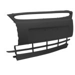 Parachoque dianteiro CENTRAL Ford ka entre 1997 a 2002 - preto texturizado 