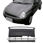 Parachoque dianteiro CENTRAL Ford ka entre 1997 a 2002 - preto texturizado 