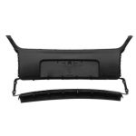 Parachoque dianteiro Central Ford Ka entre 2003 a 2007 - Preto texturizado
