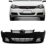Parachoque dianteiro Golf emtre 2007 a 2014 - Preto liso parcial 