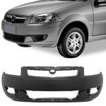 Parachoque dianteiro Siena após 2013 - Preto liso 