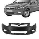 Parachoque dianteiro Strada Trekking após 2013 - Preto liso 