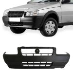 Parachoque dianteiro Uno Way entre 2006 a 2008 - Preto texturizado 