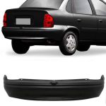 Parachoque traseiro Corsa entre 2000 a 2008 - Preto liso 