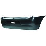 Parachoque traseiro Gol G4 entre 2005 a 2010 - Preto texturizado 