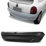 Parachoque traseiro Corsa Hatch entre 1994 a 1999 - Preto texturizado 