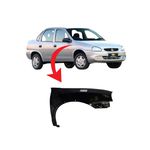 Paralama Do Corsa 94 a 10 Lado Direito
