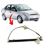 máquina de vidro do Fiesta 2002/2014 mecânica dianteira LD
