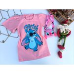 Vestido Stitch Rosa 