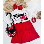 Conjunto shorts e blusa 