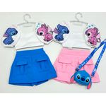 Conjunto Stitch Shorts Saia 