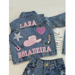 Colete jeans personalizado 