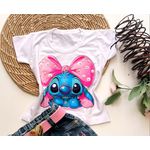 T shirts stitch com perola 